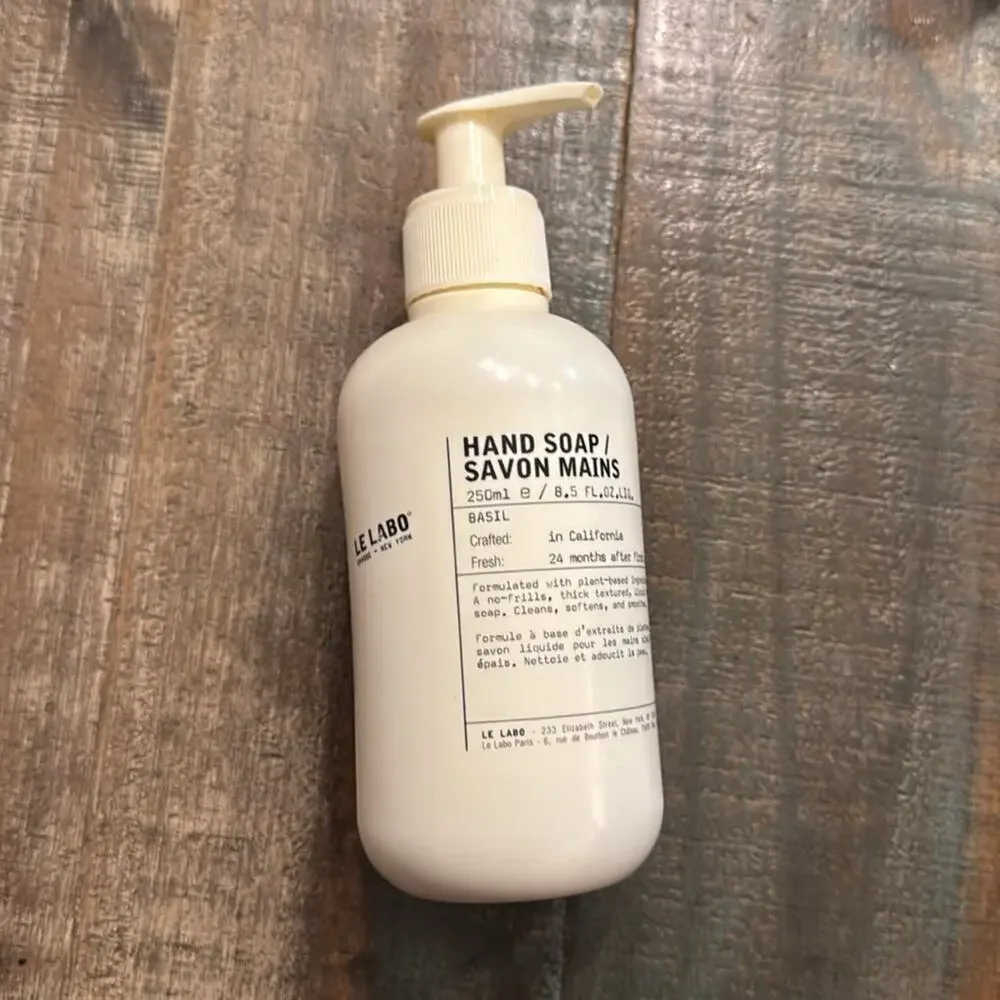 Minimalist White Hand Soap